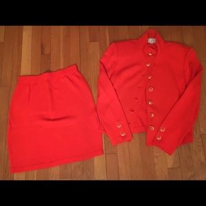 St. John Knit Collection Jacket & Skirt